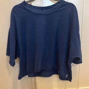 FP Movement by Free People Navy Short Sleeve Tee